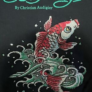 Ed Hardy hoodie Decorative Fish Design